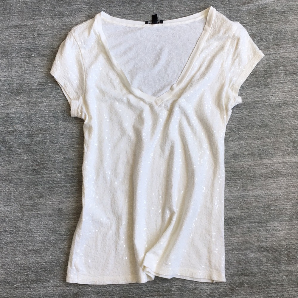 Shimmery v neck